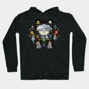 CS Cartoon Machines Robot And Toy Stand V 1.1. Hoodie